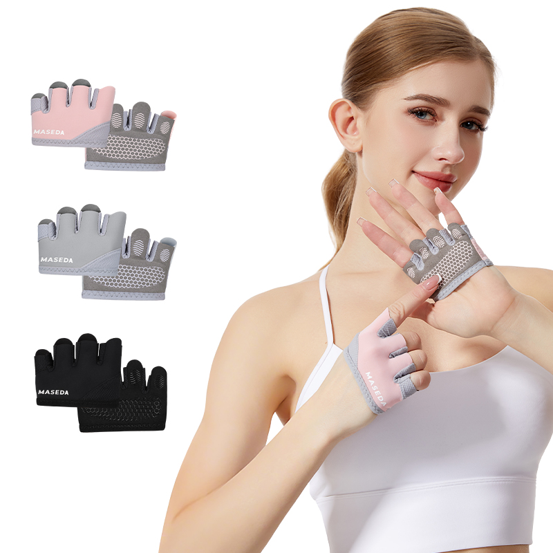 Pair of Fitness Fingerless Glo - Yoga Of Fitness 评论和价格