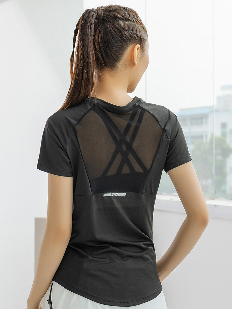 Summer Sports Short-Sleeved Wo - Yoga Fitness Training 评论和价格