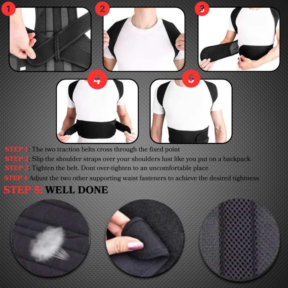 Posture Corrector for Men & Wo - Posture Corrector Back 评论和价格