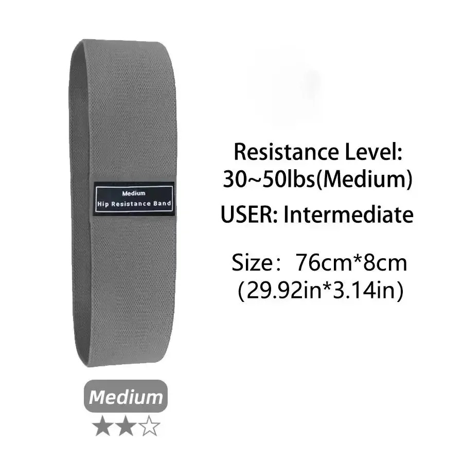 Fabric Resistance Hip Booty Ba - Yoga Fitness Resistance Band 评论和价格