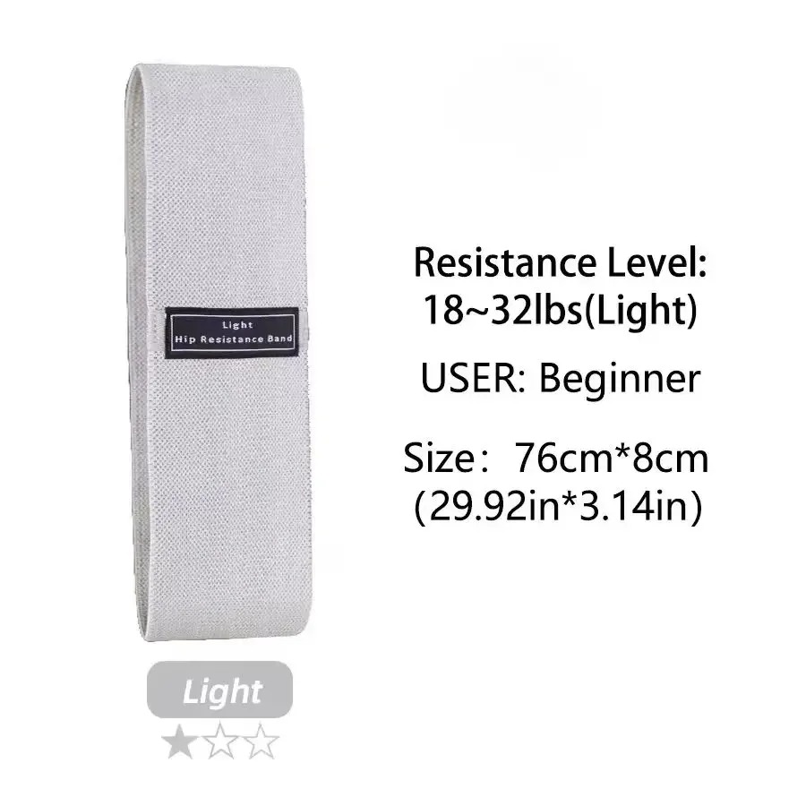 Fabric Resistance Hip Booty Ba - Yoga Fitness Resistance Band 评论和价格