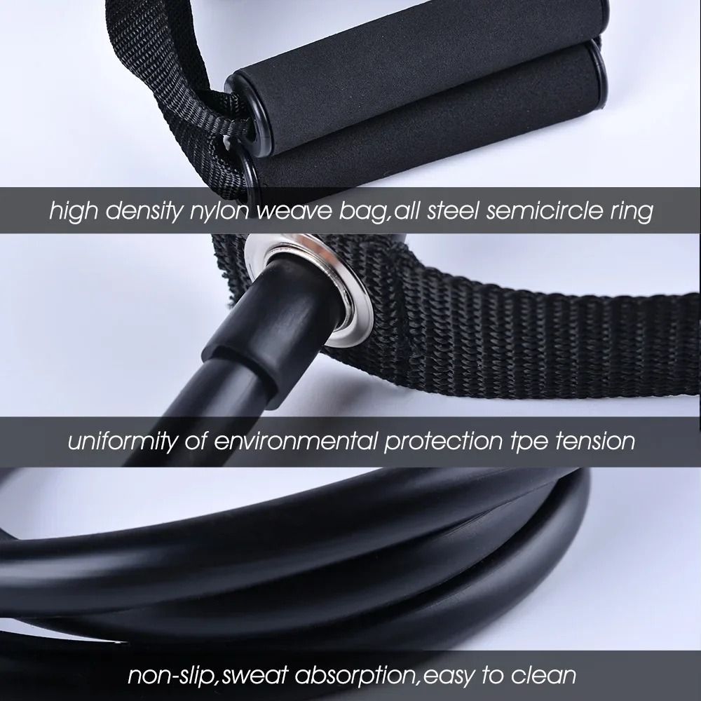 With Handles Resistance Bands  - Yoga Fitness Resistance Band 评论和价格