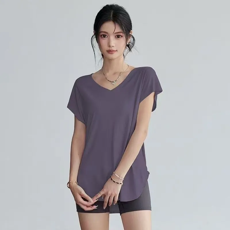 Women's Slimming Round Neck Yo - Yoga Fitness Training 评论和价格